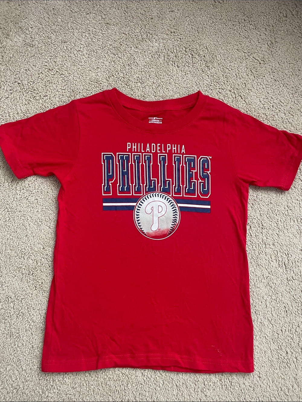 MLB Philadelphia Phillies Red Graphic Tee